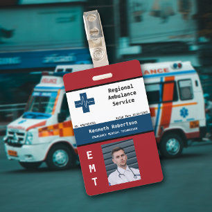 Paramedic Security ID  Badge ID Badge