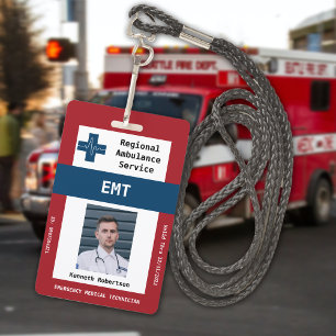 Paramedic Security ID  Badge ID Badge