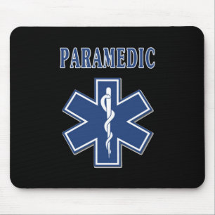 Paramedic Star of Life Mouse Mat