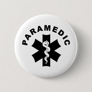 Paramedic Theme 6 Cm Round Badge