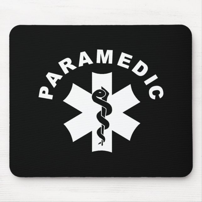 Paramedic Theme Mouse Mat (Front)