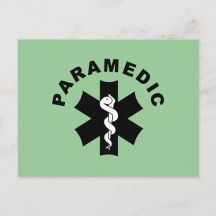 Paramedic Theme Postcard