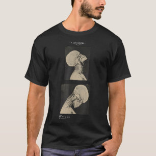 Paramore cropped headbanger x-ray doctors  T-Shirt