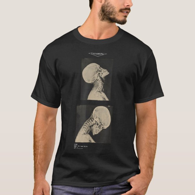 Paramore cropped headbanger x-ray doctors  T-Shirt (Front)