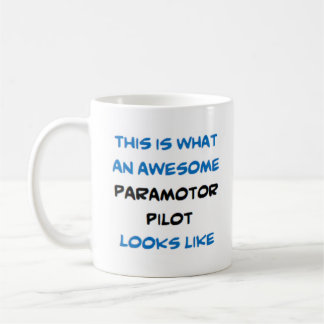 paramotor pilot, awesome coffee mug