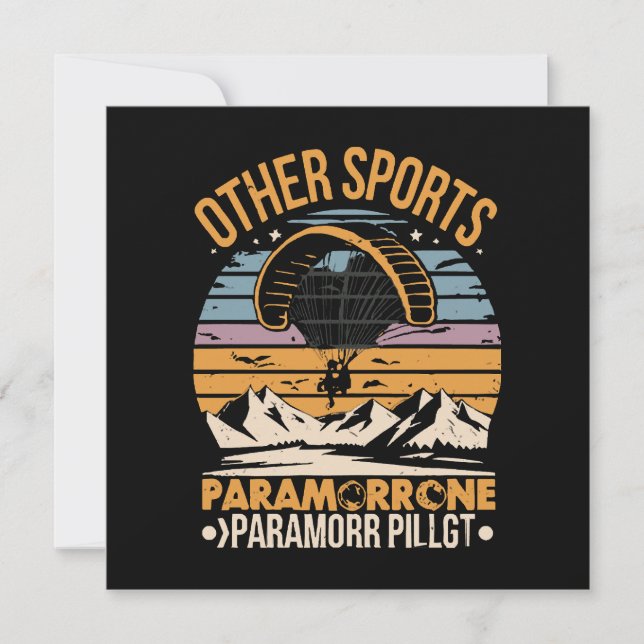 Paramotor Pilot Paramotoring (Front)