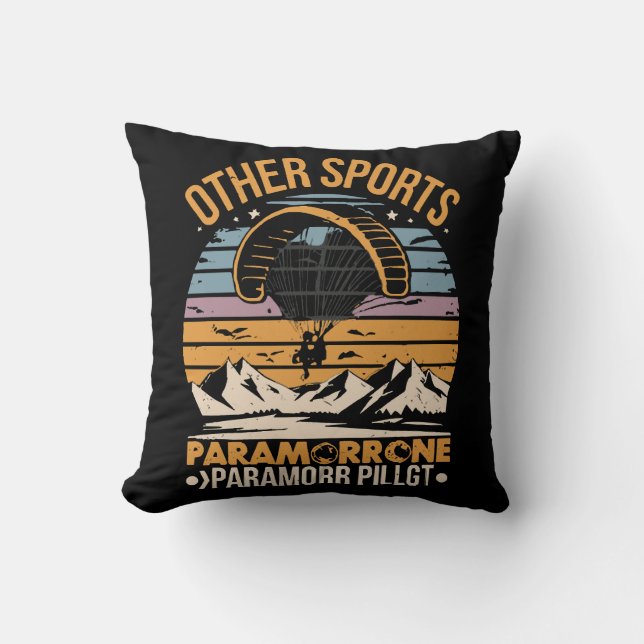 Paramotor Pilot Paramotoring Cushion (Front)