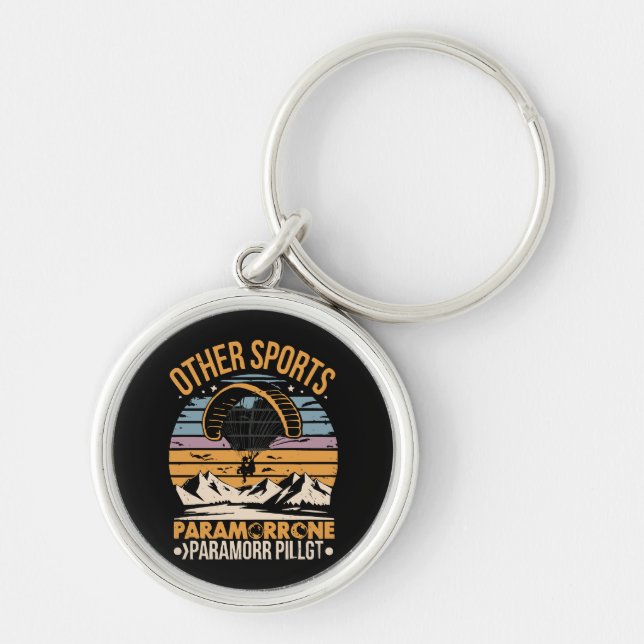 Paramotor Pilot Paramotoring Key Ring (Front)