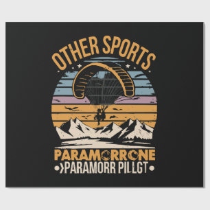 Paramotor Pilot Paramotoring Wrapping Paper