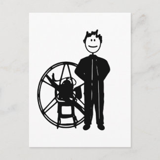 Paramotor Pilot Postcard