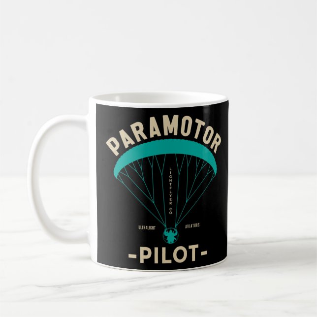 Paramotor Pilot - Ultralight Aviators Coffee Mug (Left)