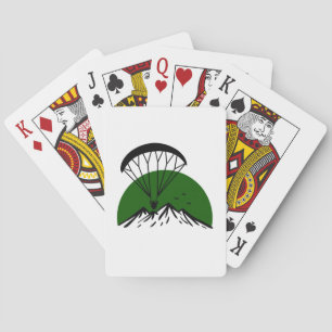 Paramotor Retro  Playing Cards