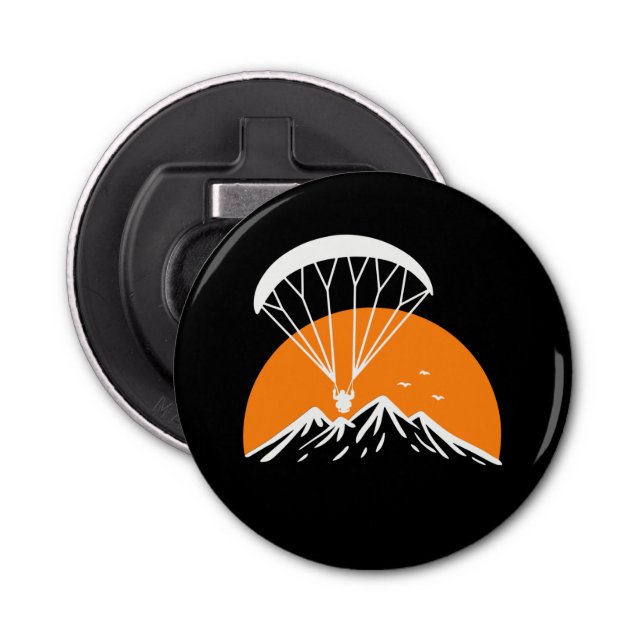 Paramotoring Retro Vintage Bottle Opener (Front)