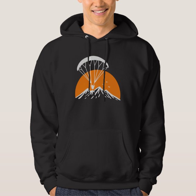 Paramotoring Retro Vintage Hoodie (Front)