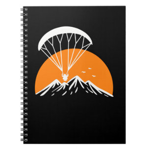 Paramotoring Retro Vintage Notebook
