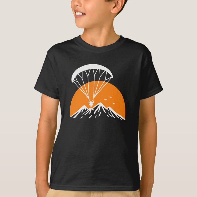Paramotoring Retro Vintage T-Shirt (Front)