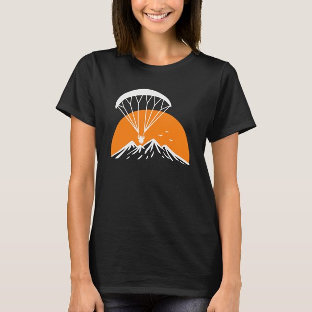 Paramotoring Retro Vintage T-Shirt (Front)