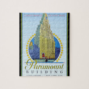Paramount Building New York City Jigsaw Puzzle