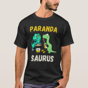 Parandasaurus Dinosaurs Playing Garifuna Drum And T-Shirt