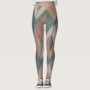 Parang Arrow Chevron - Batik Motif Bali Leggings