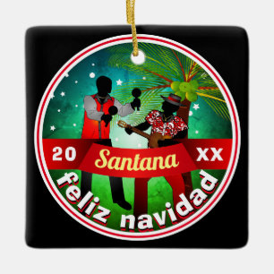 Parang Under the Stars / Feliz Navidad Ceramic Ornament