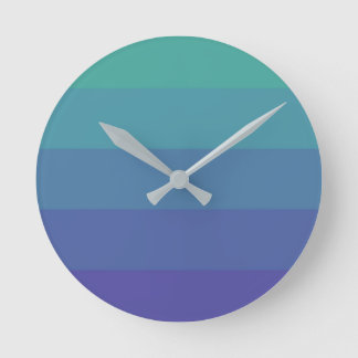 Paranoia Colour Palette  Eye Catching Blue Sky Cya Round Clock