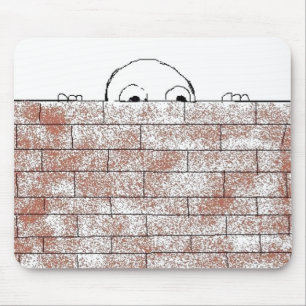 Paranoid brick - mousepad