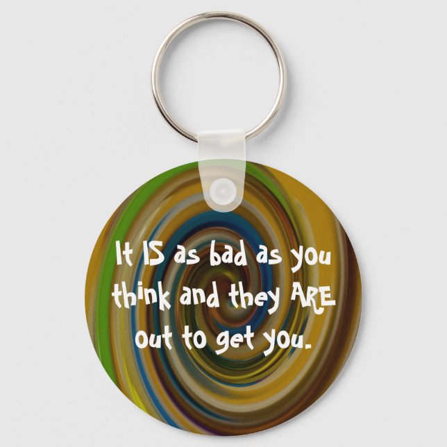 paranoid keychain (Front)