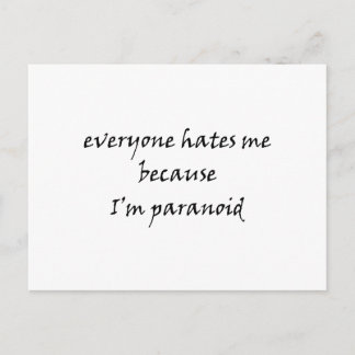 Paranoid Postcard