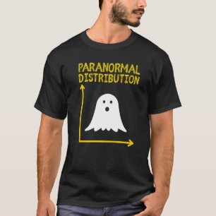 Paranormal Distribution Halloween School Psycholog T-Shirt