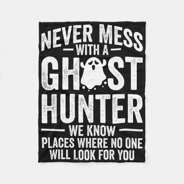Paranormal Evp Hunting Ghost Hunter Adventures 1  Fleece Blanket (Front)