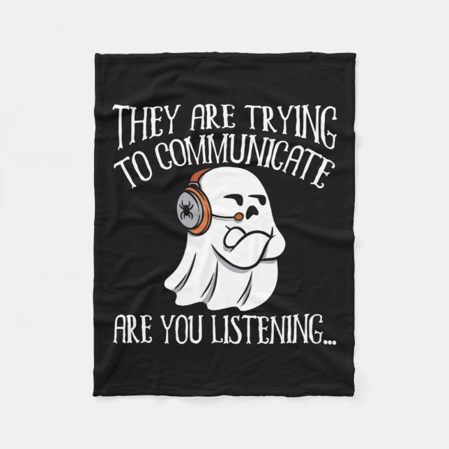 Paranormal Evp Hunting Ghost Hunter Adventures 2  Fleece Blanket (Front)