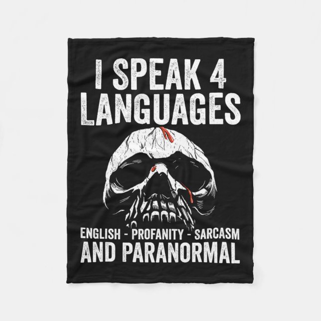 Paranormal Evp Hunting Ghost Hunter Adventures 6  Fleece Blanket (Front)