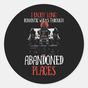Paranormal Evp Hunting Ghost Hunter Adventures Classic Round Sticker