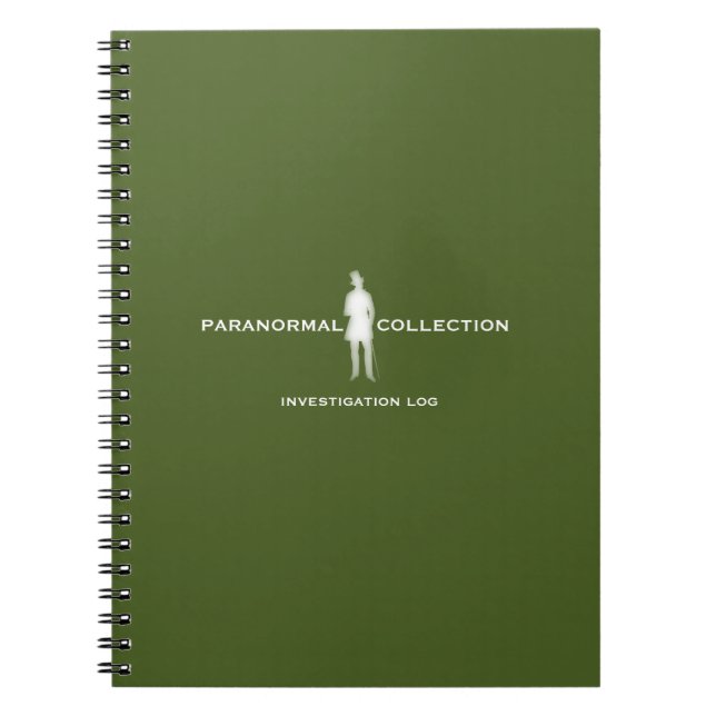 Paranormal Investigation Log Notebook (Front)