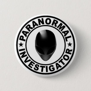 Paranormal Investigator Alien Button