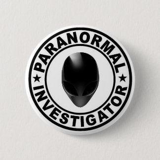 Paranormal Investigator Alien Button