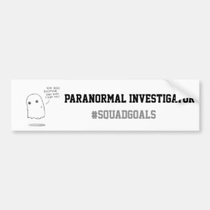 Paranormal Investigator Bumpersticker Bumper Sticker