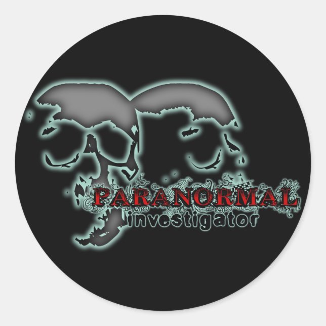Paranormal Investigator Classic Round Sticker (Front)