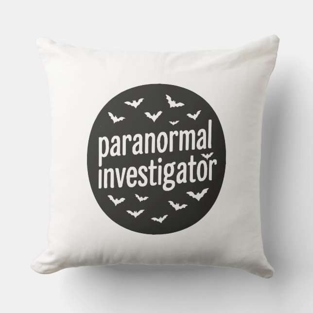 Paranormal Investigator Cushion (Front)