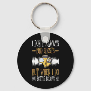 Paranormal Investigator Design For Ghost Hunting Key Ring