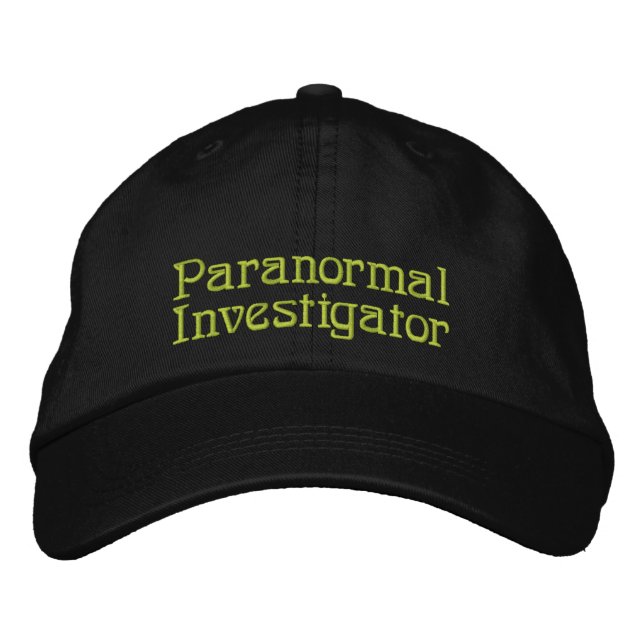 Paranormal Investigator Embroidered Hat (Front)