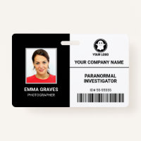 Paranormal Investigator Employee Photo ID Security