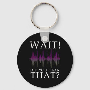 Paranormal Investigator Funny Ghost Hunting 1 Key Ring
