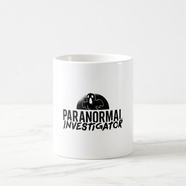 Paranormal Investigator Ghost Hunter Ghost Hunting Coffee Mug (Center)