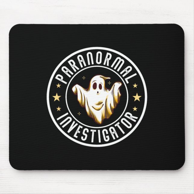 Paranormal Investigator Ghost Hunter Ghost Hunting Mouse Mat (Front)