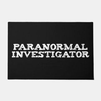 Paranormal Investigator Ghost Hunting Doormat