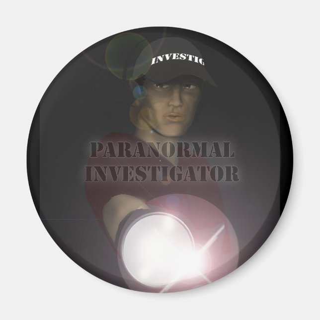 Paranormal Investigator Magnet (Front)