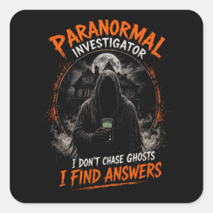 Paranormal Investigator Sticker Don't Chase Ghost