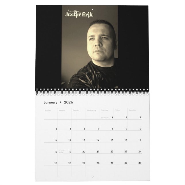 Paranormal Men Calendar (Jan 2026)